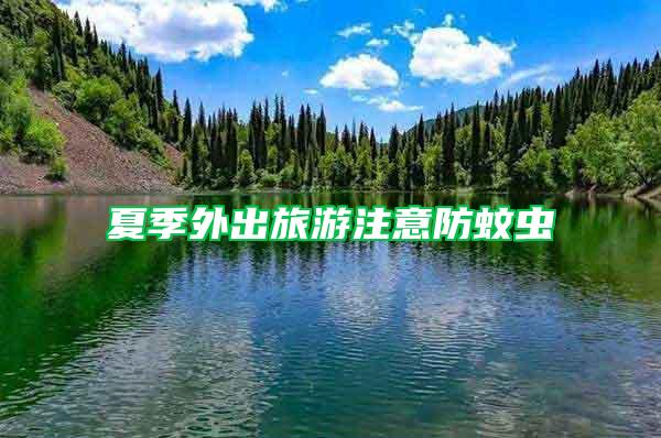 夏季外出旅游注意防蚊蟲(chóng)