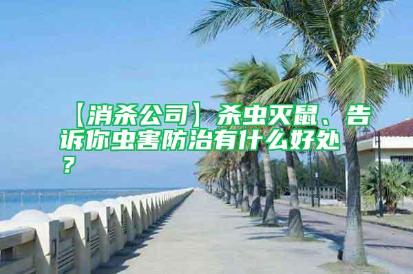 【消殺公司】殺蟲(chóng)滅鼠、告訴你蟲(chóng)害防治有什么好處？