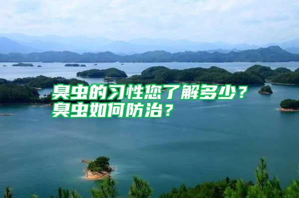 臭蟲的習性您了解多少？臭蟲如何防治？