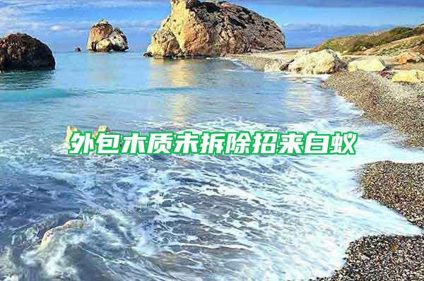 外包木質未拆除招來白蟻