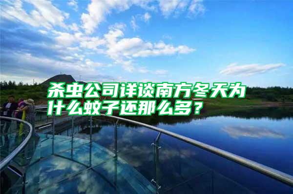 殺蟲公司詳談南方冬天為什么蚊子還那么多？