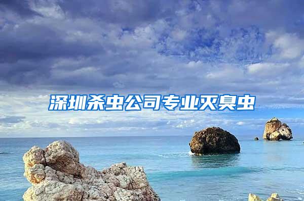 深圳殺蟲(chóng)公司專業(yè)滅臭蟲(chóng)